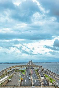 東京湾アクアライン・海ほたる 東京湾アクアライン・海ほたる アクアライン,海ほたる,東京湾の写真素材