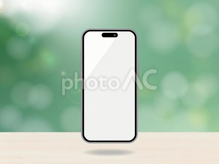 iPhone　綺麗な木漏れ日 スマートフォン,スマホ,木漏れ日の写真素材