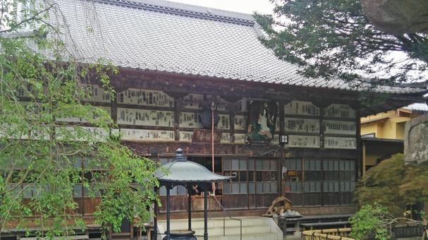 Photo, chosen-in temple, mt.sasado, main hall, 