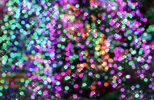 背景素材/イルミネーション玉ボケキラキラ 背景素材,イルミネーション,玉ボケの写真素材