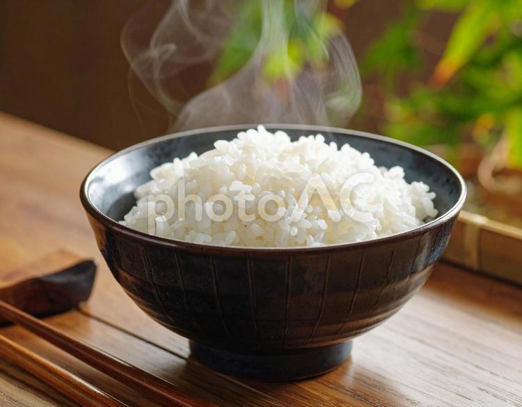 炊きたての新米 新米,ごはん,茶碗の写真素材