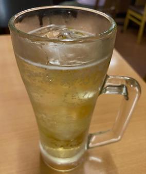 ビールジョッキ ウーロンハイ ビールジョッキ ウーロンハイの写真