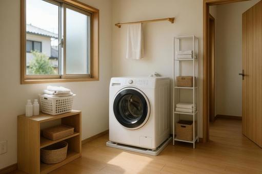 ドラム式洗濯機のある生活 ドラム式洗濯機のある生活の写真