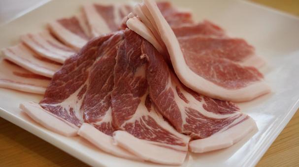 豚肉 豚肉の写真