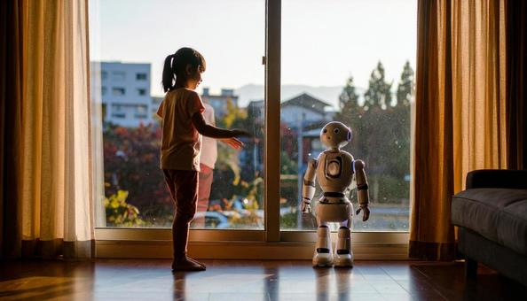 二足歩行のロボット 二足歩行のロボットの写真