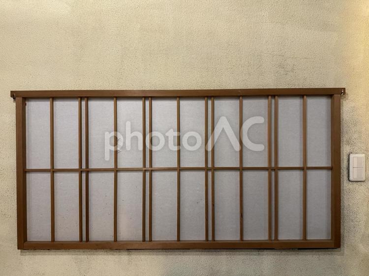 和室の小窓　障子貼り 和室,小窓,障子の写真素材