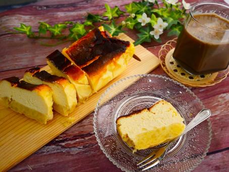 チーズケーキ.1 チーズケーキ.1 チーズケーキ,バスクチーズケーキ,スイーツの写真素材