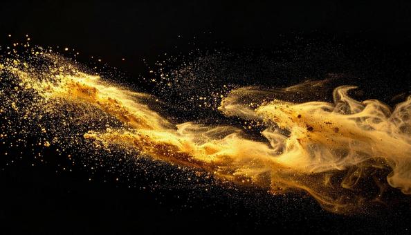 ゴールドダスト 幻想的イメージ ゴールドダスト 幻想的イメージの写真