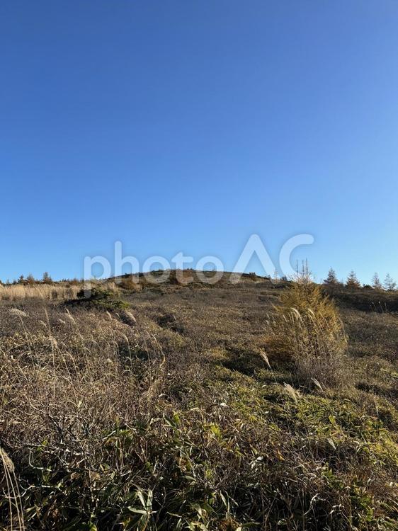 秋の鉢伏山頂方面 鉢伏山,山頂,秋の写真素材