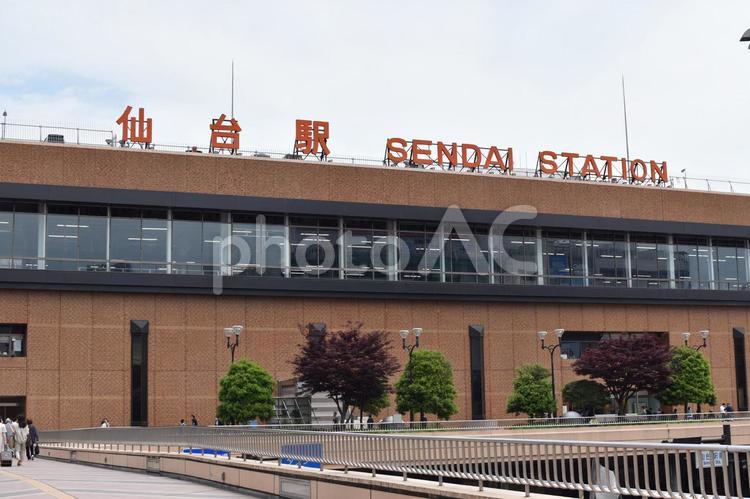 仙台駅の風景　3 仙台駅,仙台,駅の写真素材