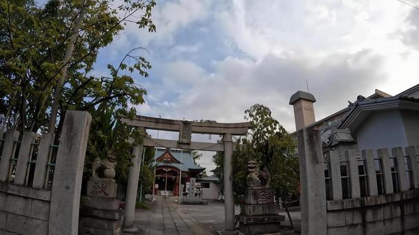 東京都葛飾区堀切 上千葉香取神社 東京都,葛飾区,堀切の写真素材