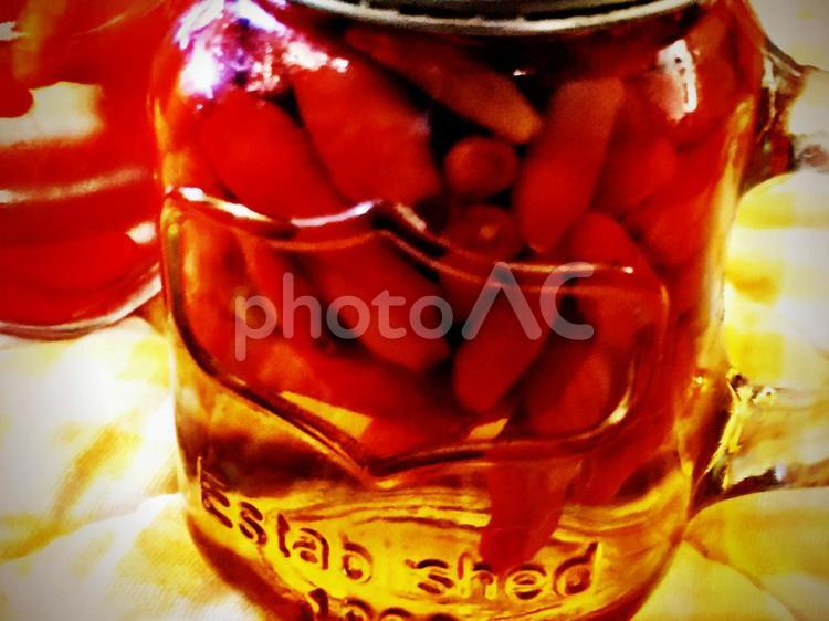 コーレーグスーの泡盛漬け コーレーグスー,スパイス,刺激の写真素材