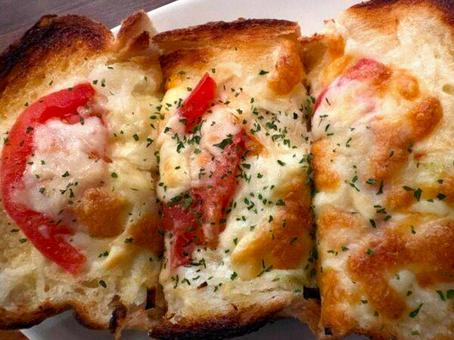 ピザトースト ピザ,トースト,チーズの写真素材