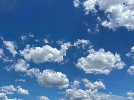 Photo, vacía, cielo de verano, tiempo, 