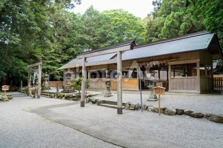 三重　佐那神社　本殿と祖霊社 佐那神社,神社,佐那の写真素材