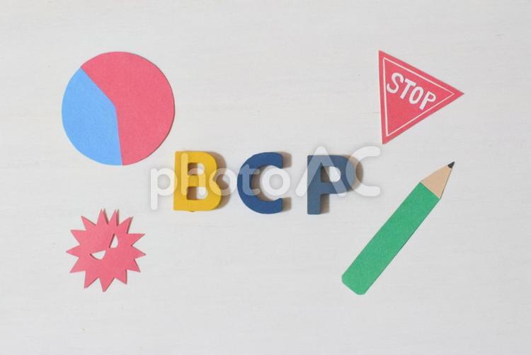 BCP 事業継続計画のイメージ② マニュアル,計画書,事業継続計画の写真素材