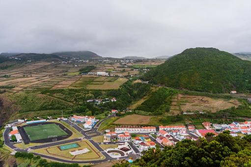 サンジョルジ島　アゾーレス諸島 島,サンジョルジ島,アゾーレス諸島の写真素材