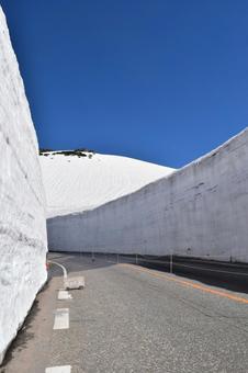 snow valley, JPG snow valley, 天空, 雪墙, 雪大谷, JPG