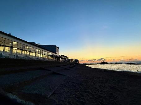 海に近い宿 海に近い宿 海岸,砂浜,砂の写真素材