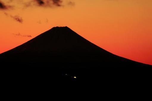 朝焼けの富士山 朝焼けの富士山 富士山,風景,山の写真素材