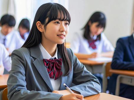 女子高生の写真