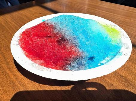 シェーブアイス シェーブアイス シェーブアイス,かき氷,食べ物の写真素材
