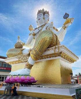 ワット・サマーン・ラッタナーラーム ワット・サマーン・ラッタナーラ,タイ,アジアの写真素材