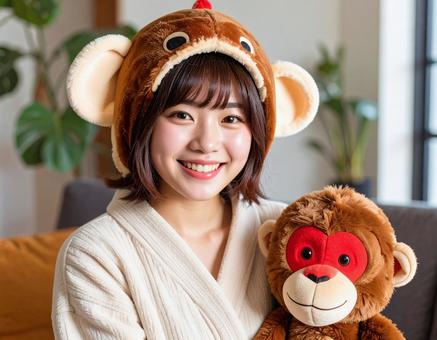 申年フォト・猿コスのさる子さん 申年フォト・猿コスのさる子さんの写真