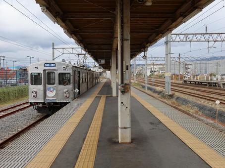 弘南鉄道弘南線 弘前駅 弘南鉄道弘南線,弘前駅,ホームの写真素材