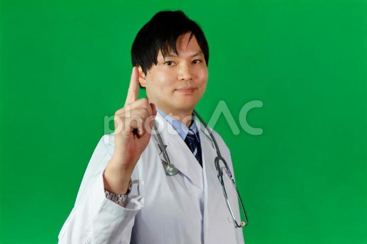 若い医師の指示ポーズ 医師,男性,若いの写真素材