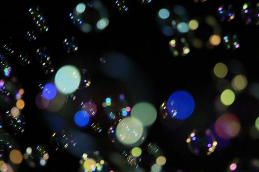 夜のシャボン玉 夜のシャボン玉の写真