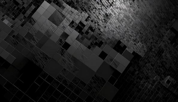 黒のキューブの集合体 背景 黒のキューブの集合体 背景の写真