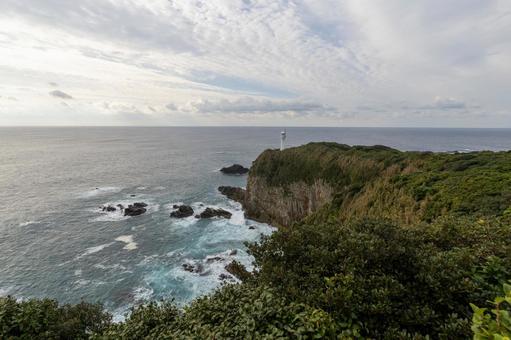 海の灯台 海,灯台,足摺岬の写真素材
