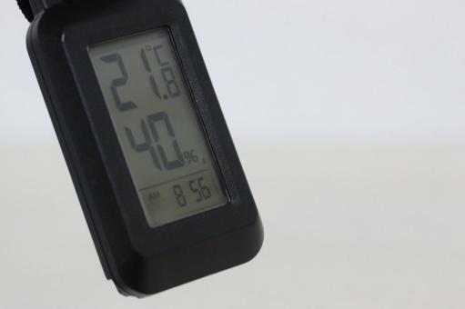 気温と湿度 気温,湿度,時間の写真素材