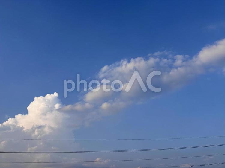 【風景写真】夏空 夏空,空,雲の写真素材