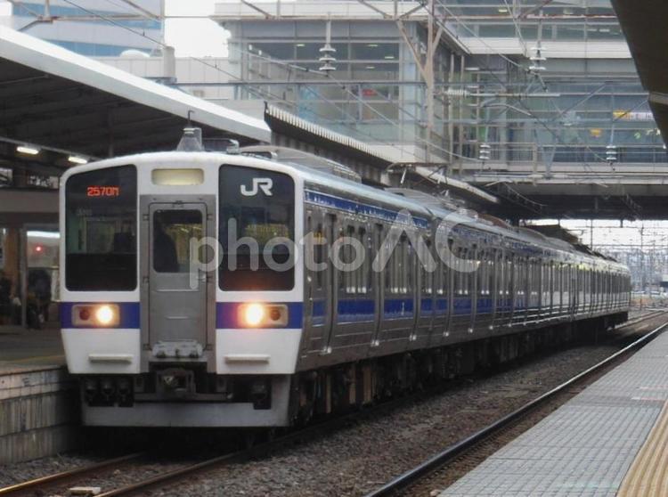 415系1500番台　勝田にて 415系,青電,415系1500番台の写真素材