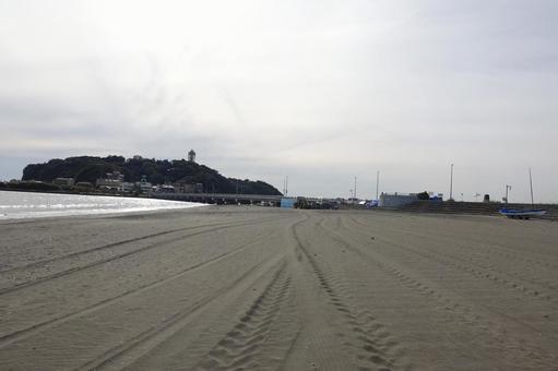 江の島の海岸の写真