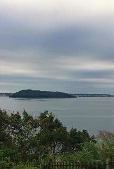 曇り空の浜名湖 曇り空の浜名湖 曇り,浜名湖,雲の写真素材