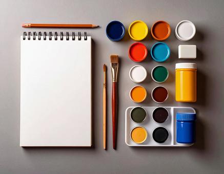 絵を描くための画材 絵を描くための画材の写真