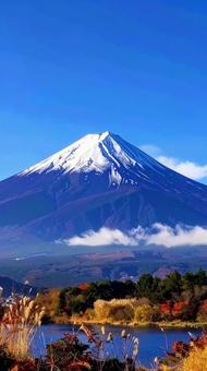 富士山と青空 富士山と青空の写真