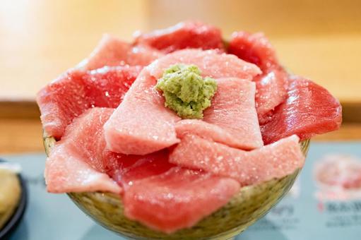 マグロ丼 マグロ,マグロ丼,大トロの写真素材