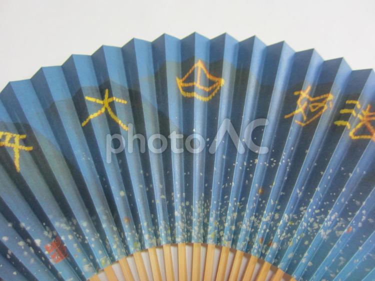 扇子は、暑いときの必需品。 扇子,夏,風の写真素材