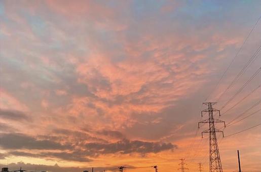 夕焼け 夕焼けの写真