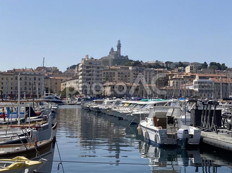 マルセイユの港 マルセイユ,フランス,海外旅行の写真素材