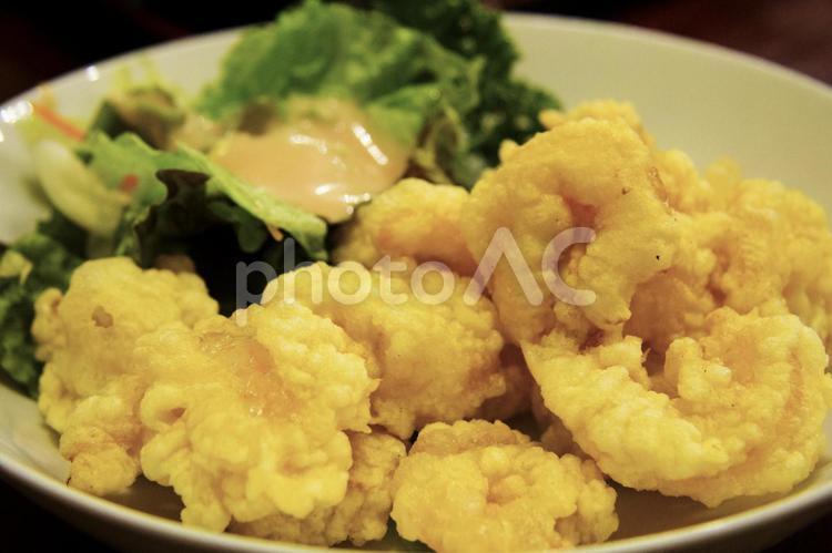 豚の天ぷら・中華料理 豚の天ぷら,豚天,中華の写真素材