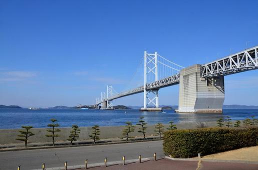瀬戸大橋 本四連絡橋 瀬戸内海 瀬戸大橋 本四連絡橋 瀬戸内海 瀬戸大橋,本四連絡橋,本四高速の写真素材