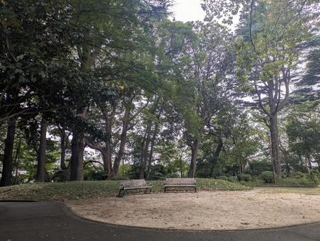 ベンチ ベンチ 公園,ベンチ,広場の写真素材