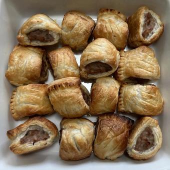 ソーセージロール イギリス料理 ソーセージロール イギリス料理 イギリス料理,英国,料理の写真素材