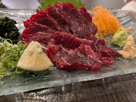 クジラの刺身 クジラ,刺身,鯨の写真素材