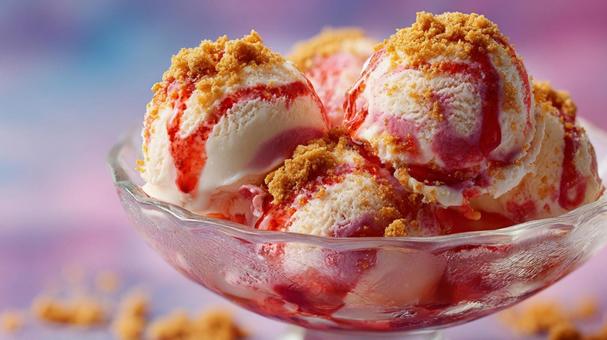 贅沢な味わいのチーズケーキアイスデザート 贅沢な味わいのチーズケーキアイスデザートの写真